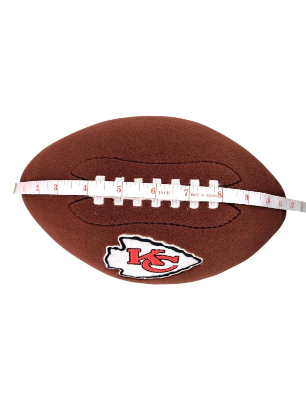 Vintage Kansas City Chiefs Plush Football 1999 NFL Ensemble Sports Brown 12 inch - Picture 6 of 8